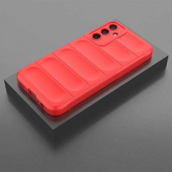 Blødt grebsformet Samsung Galaxy M15 cover - Rød