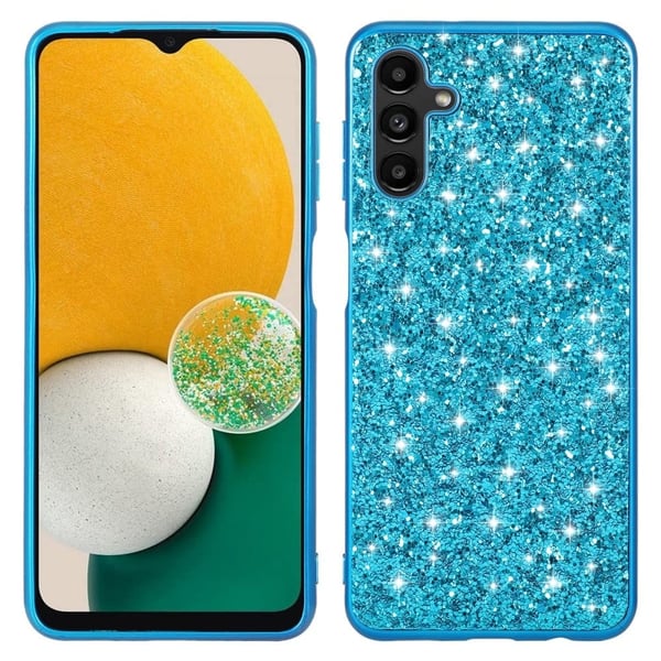 Glitter Samsung Galaxy A35 skal - Blå