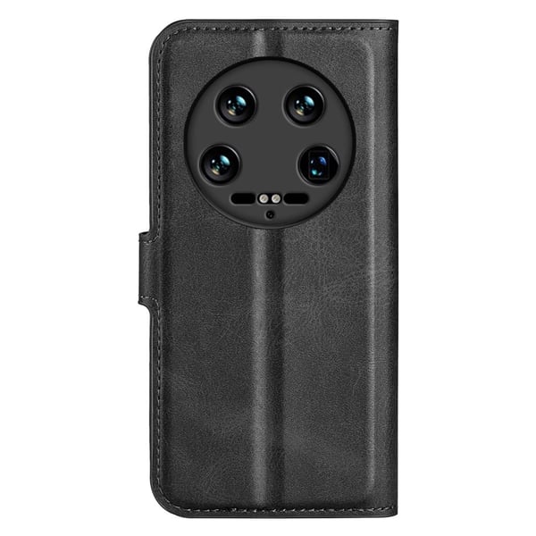 Xiaomi 14 Ultra læderetui med pung - Sort