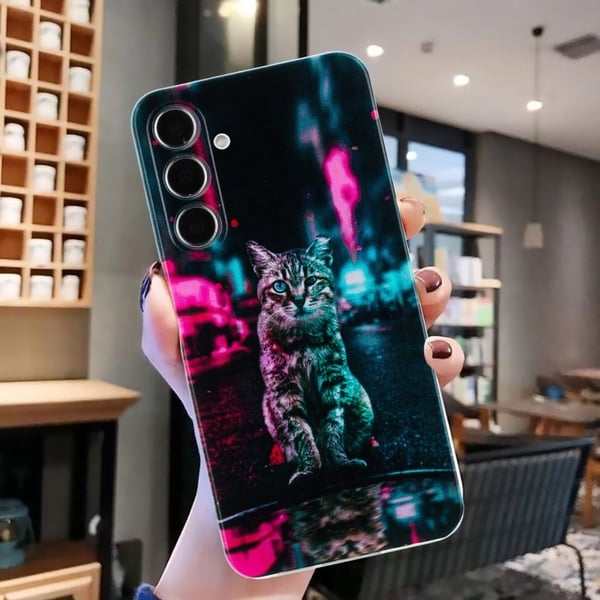 Deco Samsung Galaxy A55 deksel - Lys Og Katt