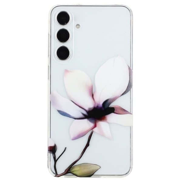 Deco Samsung Galaxy S24 cover - Hvid Blomst Deco Samsung Galaxy S24 cover - Hvid Blomst