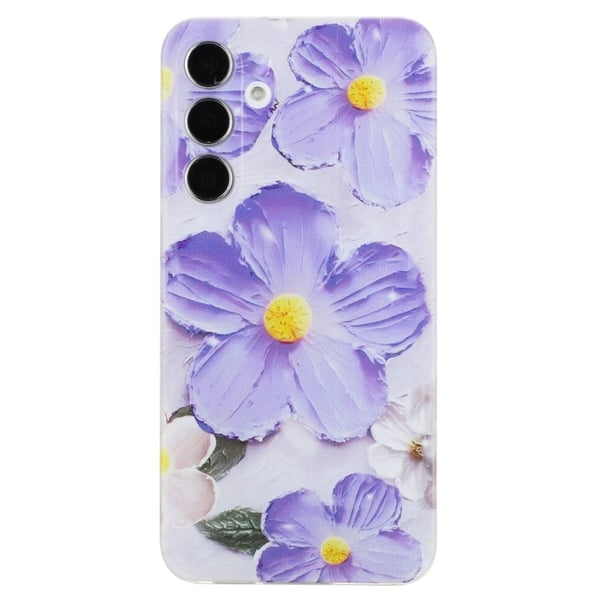 Deco Samsung Galaxy A55 deksel - Lilla Blomst
