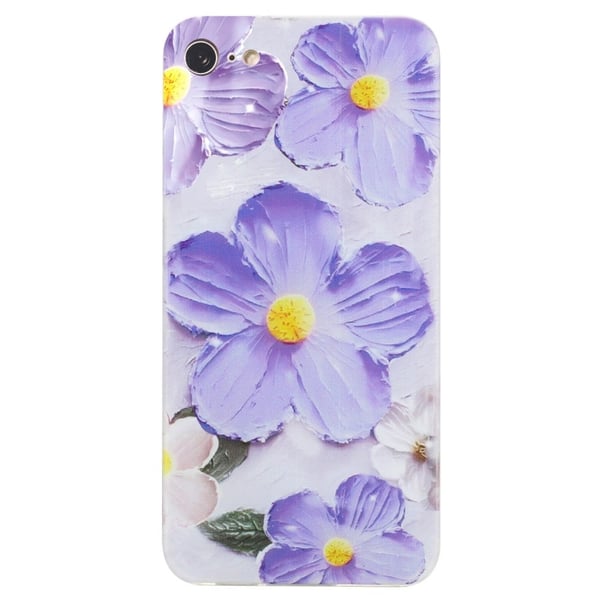 Deco iPhone 7 / iPhone SE (2022) / iPhone SE 2020 cover - Lilla Blomst