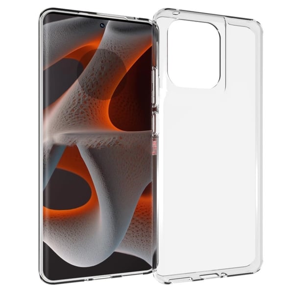 Ultratyndt gennemsigtigt Motorola Edge 50 Pro etui