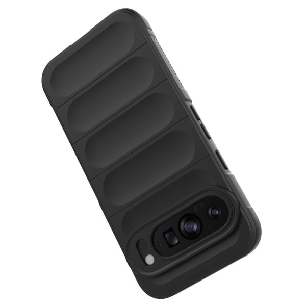 Mjukt greppformat Google Pixel 9 skal - Vit