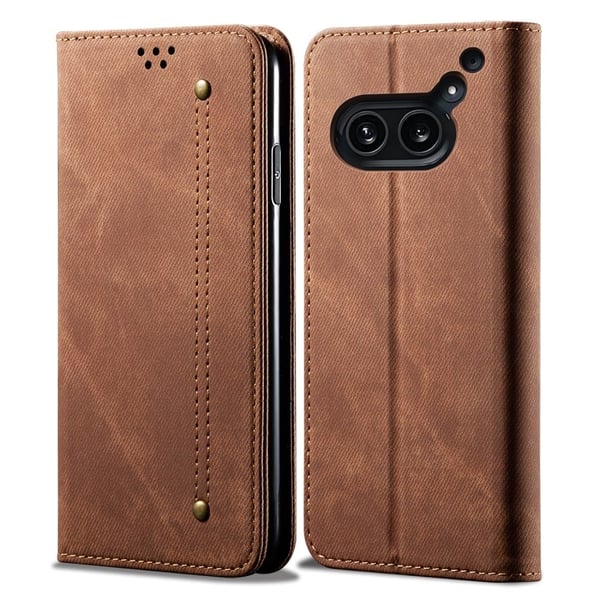 Jeans Nothing Phone (2a) flip etui - Kaffe