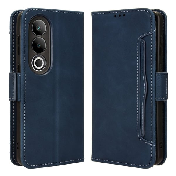 Moderne OnePlus Nord CE4 læderetui med pung - Blå