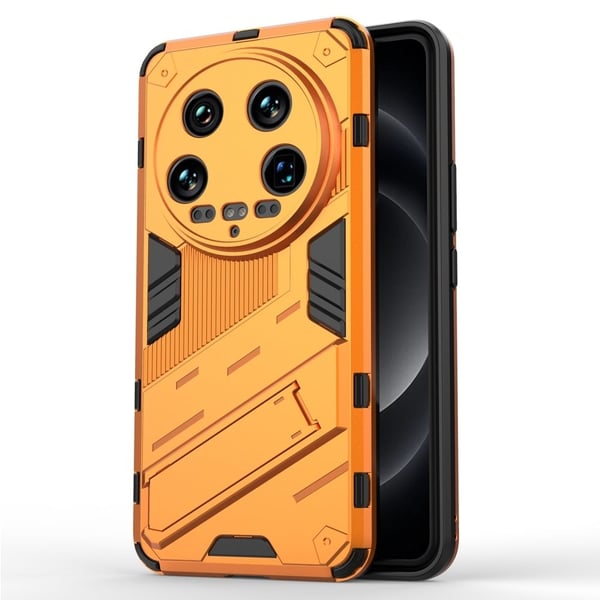 Støtsikkert hybriddeksel med et moderne preg for Xiaomi 14 Ultra - Oransje