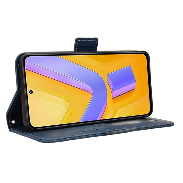 Moderne Vivo Y200e / vivo V40 SE / Vivo Y100 / Vivo V30 Lite / vivo V30 SE læderetui med pung - Blå