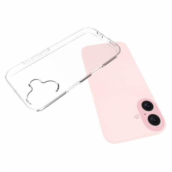 IMAK UX-5 Kuori iPhone 16 - Läpinäkyvä