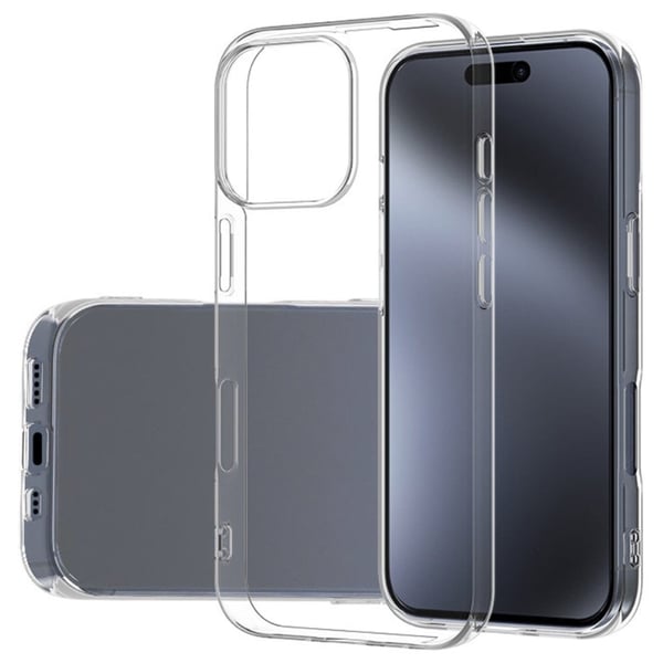 Erittäin ohut läpinäkyvä kotelo iPhone 16 Pro