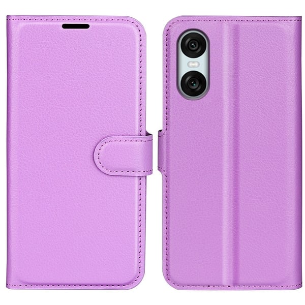 Classic Sony Xperia 10 VI flip etui - Lilla
