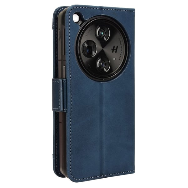 Lommebok-etui i moderne skinn-design Oppo Find N3 / OnePlus Open - Blå