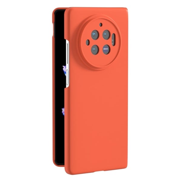 Mikrofiberfôret deksel i mykt gummi for vivo X Fold3 - Oransje