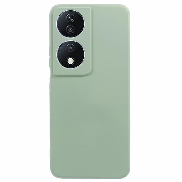 Mikrokuituvuorattu pehmeä kuminen puhelimen kuori Honor X7b / Honor Play 50 Plus - Matcha Vihreä