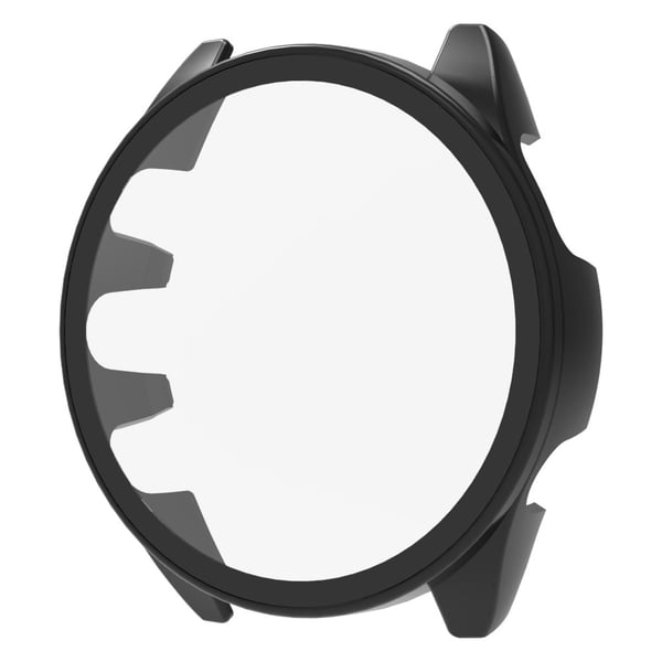 Garmin Forerunner 165 Urkasse Hårdt stødsikkert cover med skærmbeskyttelse af hærdet glas - Sort