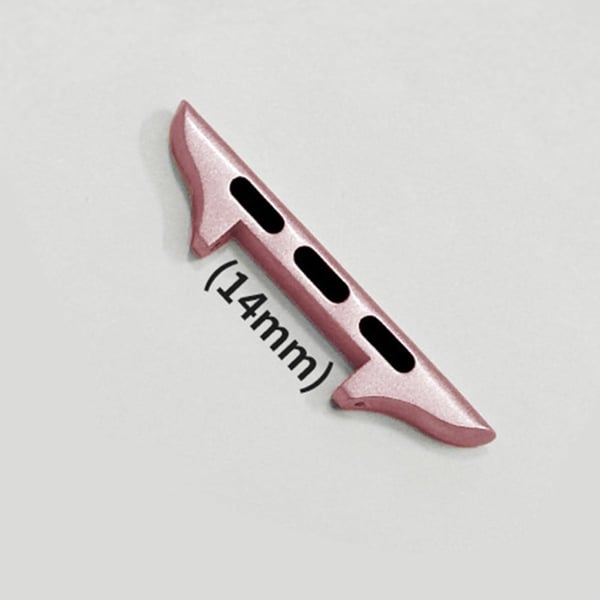 Apple Watch Series 41mm - 40mm - 38mm 1 par håndleddsremkontakt 14mm Watchband Adapter - Rosa Rose