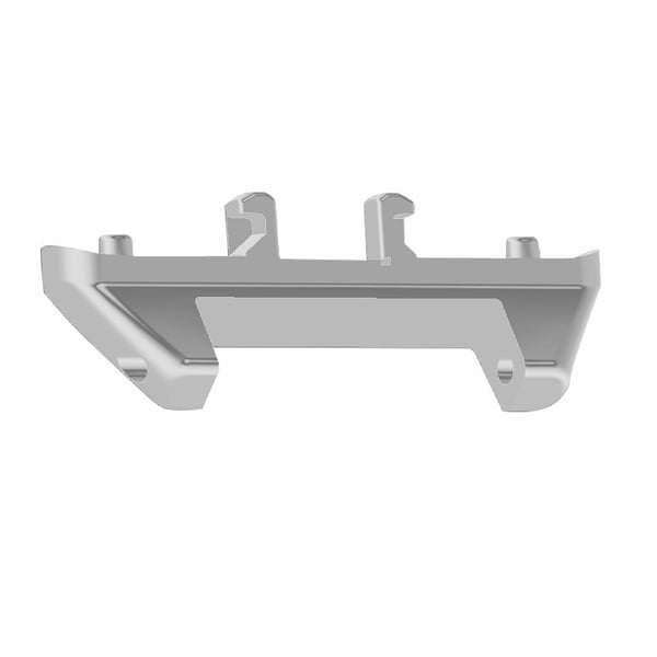 1 par Samsung Galaxy Fit3 Watchstrap Metal Connector 12mm Watchstrap Adapter - Sølv