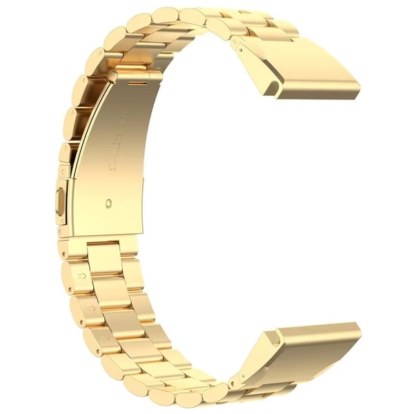Garmin QuickFit 26 mm / Garmin Fenix 7X / 7X Pro / 6X Rostfritt stålband 3 pärlor klockarmband - Guld