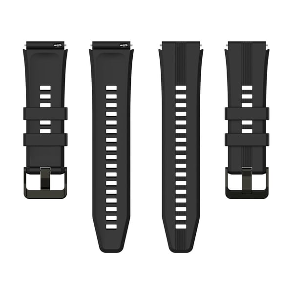 Honor Watch GS 4 Blød silikone-urrem 22 mm udskiftningsurrem - Sort