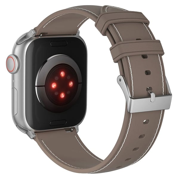 Fleksibelt klokkerem Apple Watch Series 41mm - 40mm - 38mm Stitching Lines Watchstrap - Grå