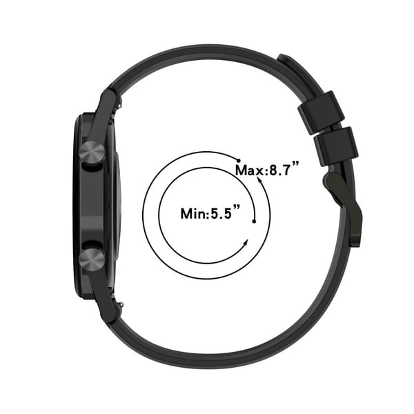 Honor Watch GS 4 Myk silikonklokkearmbånd 22 mm erstatningsklokkearmbånd - Rød