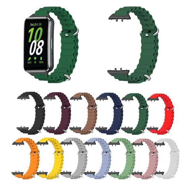 Samsung Galaxy Fit3 udskiftningsrem Dråberesistent silikone urrem - Orange