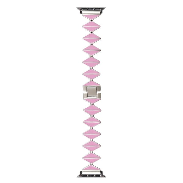 Apple Watch Series 41 mm - 40 mm - 38 mm klokkerem av sinklegering Epoxy - Rosa / Rosa