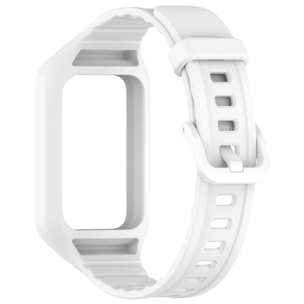 Honor Band 9 Erstatningsklokkearmbånd i silikon med beskyttelsesetui - Hvit