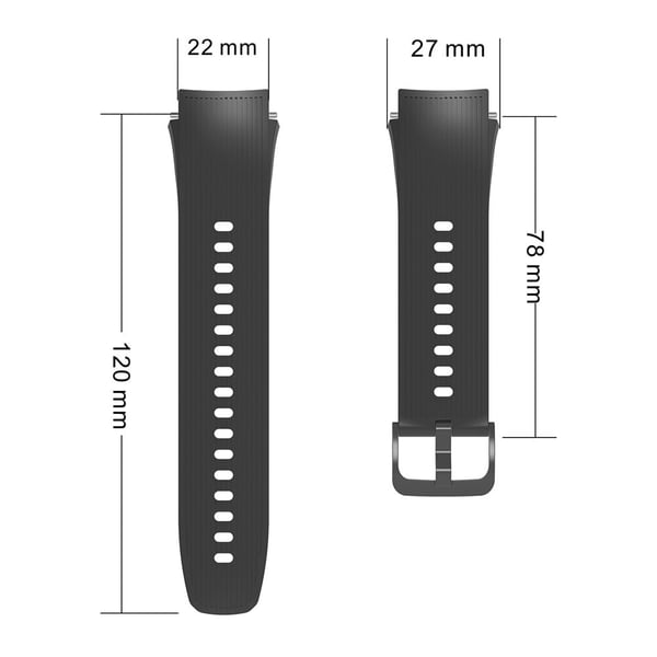 Oppo Watch X Erstatningsarmbånd i mykt silikon Justerbart klokkerem - Hvit