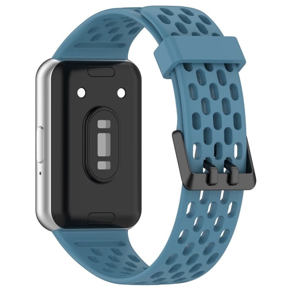 Samsung Galaxy Fit3 Strap Replacement Silicone Breathable Watch Bracelet - Blå
