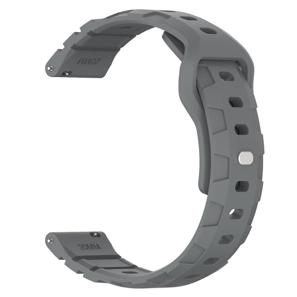 Huawei Watch GT 4 46mm / 4 Pro / 4 41mm Silikonklokkearmbånd 22mm Armour Watchband Replacement - Romgrå