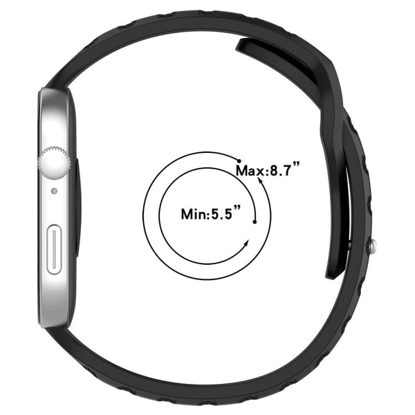 Huawei Watch Fit 3 Silikonklokkerem med prikkdesign Justerbar klokkerem - Midnattsblå