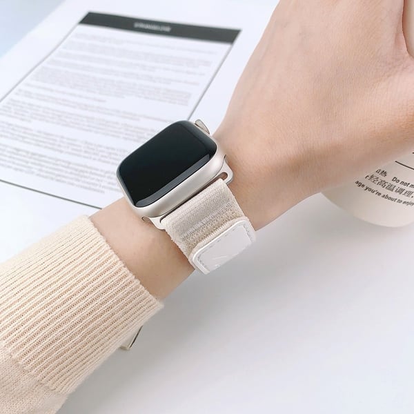 Apple Watch Series 41 mm - 40 mm - 38 mm håndleddsrem i nylon - Blå