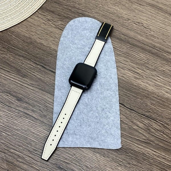 Apple Watch Series 49mm - 45mm - 44mm - 42mm Watchband Magnetic Buckle - Beige