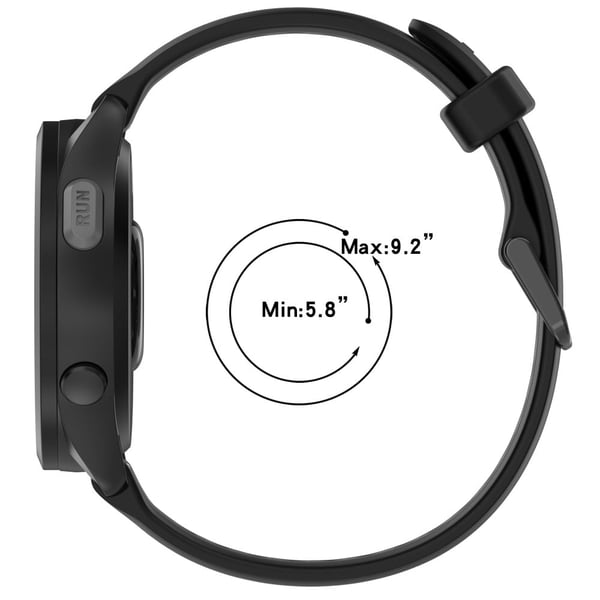 Huawei Watch GT 4 46 mm / Samsung Gear S3 Classic 22 mm håndleddsrem i to farger med strukturert silikonarmbånd - Mørkelilla + Lyselilla