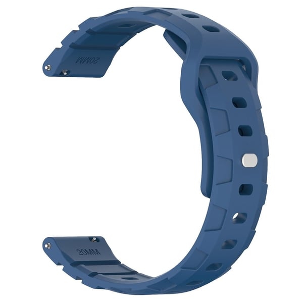 Huawei Watch GT 4 46mm / 4 Pro / 4 41mm Silikonklokkearmbånd 22mm Armour Watchband Replacement - Mørkeblå