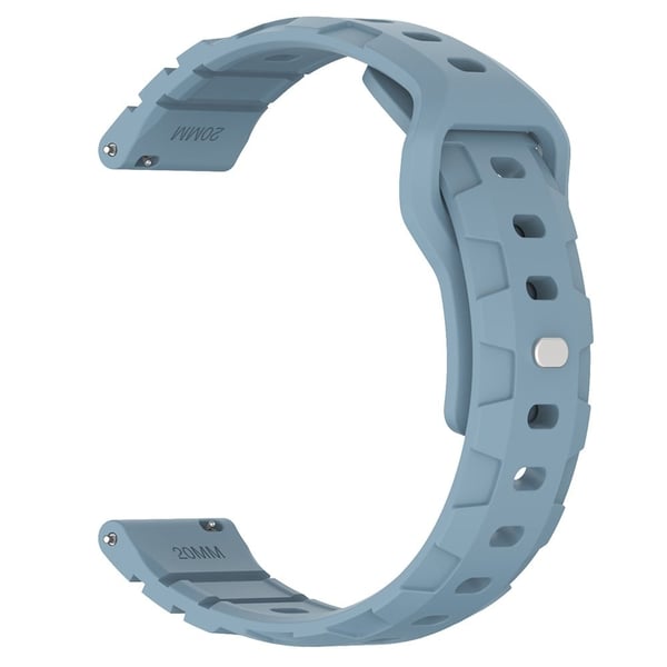 Huawei Watch GT 4 46mm / 4 Pro / 4 41mm Silikonklokkearmbånd 22mm Armour Watchband Replacement - Cyan Blå