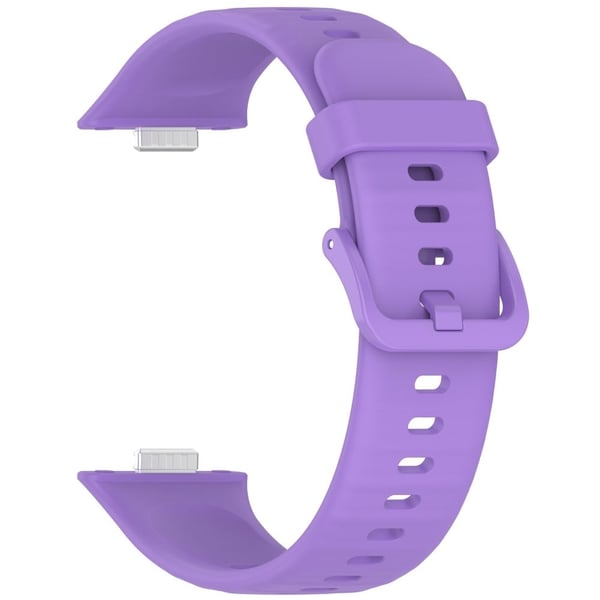 Huawei Watch Fit 3 Silikonrem Sportsklokkearmbånd Erstatning - Lilla Lilla