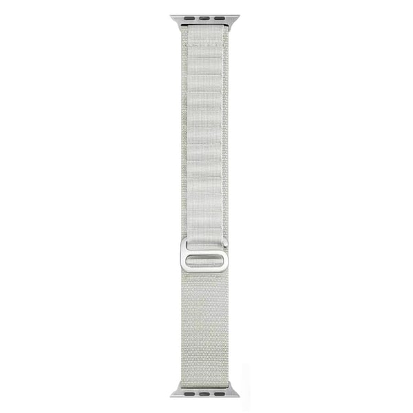 AHASTYLE WG97 Apple Watch Series 49mm - 45mm - 44mm - 42mm Vevd nylonbånd - Hvit