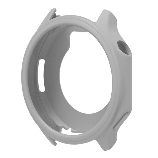 Oppo Watch X Frame Deksel Silikonbeskyttelsesveske Anti-Collision Smartwatch Edge Sleeve - Grå