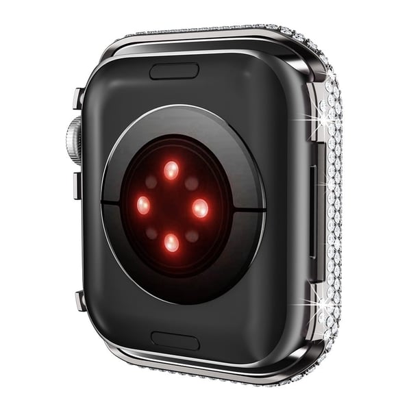 Apple Watch Series 6 / 5 / 4 / SE / SE (2022) 44Mm Watch Case Full Rhinestone Alloy Protective Frame - Stjernelys