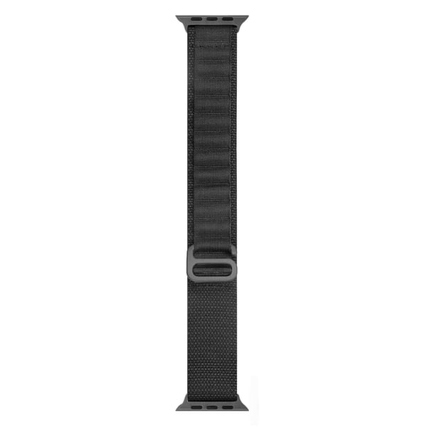 AHASTYLE WG97 Apple Watch Series 1 2 3 38mm / Series 4 5 6 SE SE (2022) SE (2023) 40mm / 7 8 9 41mm Punottu nailonhihna - Musta