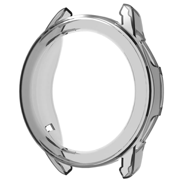 Xiaomi Watch S3 Hollow-Out Smartwatch Protector stødsikkert Flexible Watch Frame Case - Gennemsigtig Sort