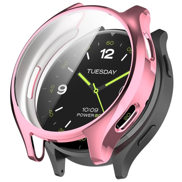 Xiaomi Watch 2 Electroplated Joustava Watch Case Full Coverage Suojakansi - Pinkki