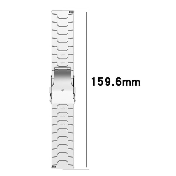 Samsung Galaxy Watch3 45mm / Huawei Watch GT 4 46mm Armbånd 22mm Titanium Alloy Watch Armbånd - Sølv