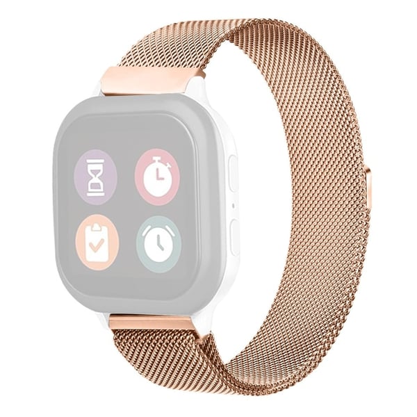 Verizon Gizmo Watch 1 Smartwatch Armband Milanese Mesh Band Rostfritt Stål Magnetiskt Armband - Roséguld Verizon Gizmo Watch 1 Smartwatch Armband Milanese Mesh Band Rostfritt Stål Magnetiskt Armband - Roséguld
