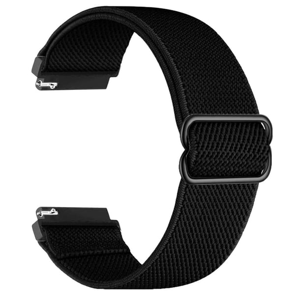 Samsung Galaxy Watch3 45mm / Huawei Watch GT 4 46mm Nylon Watch Band 22mm Replacement Strap - Sort Samsung Galaxy Watch3 45mm / Huawei Watch GT 4 46mm Nylon Watch Band 22mm Replacement Strap - Sort