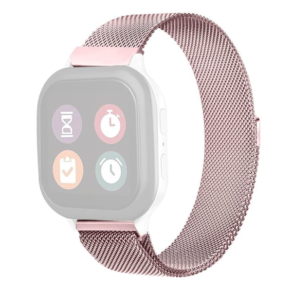 Verizon GizmoWatch 2 rustfrit stål magnetisk urrem Milanese Mesh Strap - Lyserød Rose Verizon GizmoWatch 2 rustfrit stål magnetisk urrem Milanese Mesh Strap - Lyserød Rose