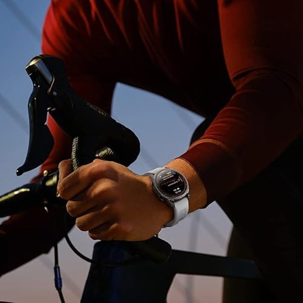 KALEBOL KLB-LWGJ-001 Garmin Fenix 7 / 7 Pro Armbånd QuickFit 22 mm klokkerem med rutenettstruktur - Blå
